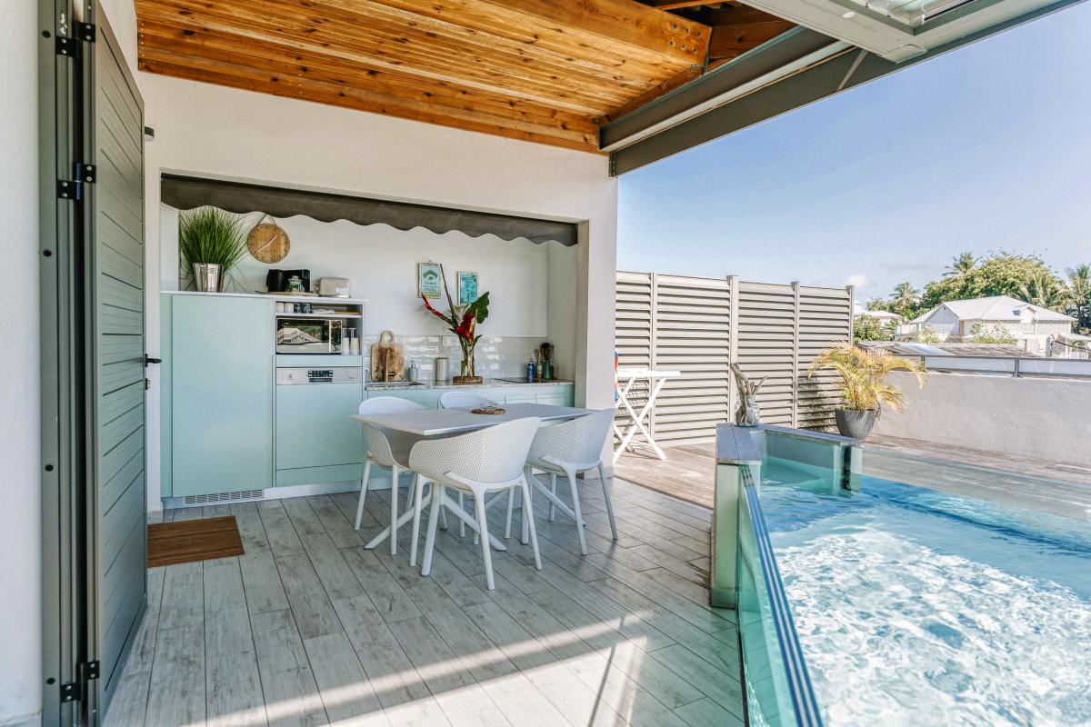 7.Habitation I'SEO_A louer avec piscine privée à Ste Anne Guadeloupe_Malanga